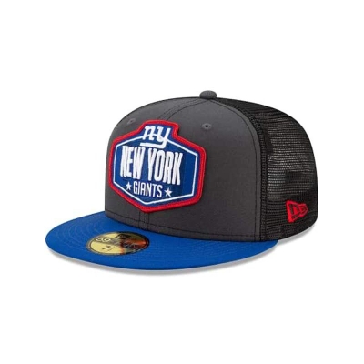 New York Giants Gorra | New Era NFL Draft 59fifty Fitted Cap Mexico - Grises